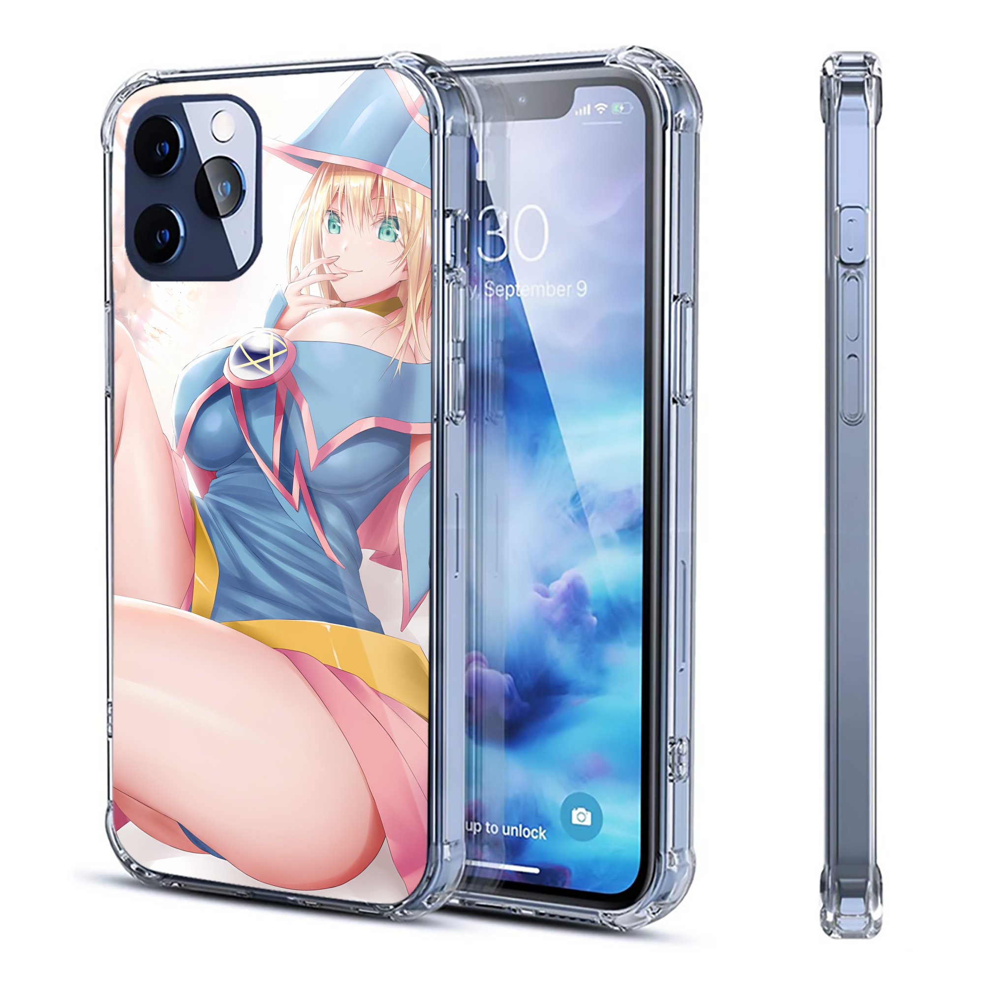 （画像用） 遊☆戯☆王 Yu-Gi-Oh! 【iPhone 12シリーズ対応】透明スマホケース（クリアソフトケース）